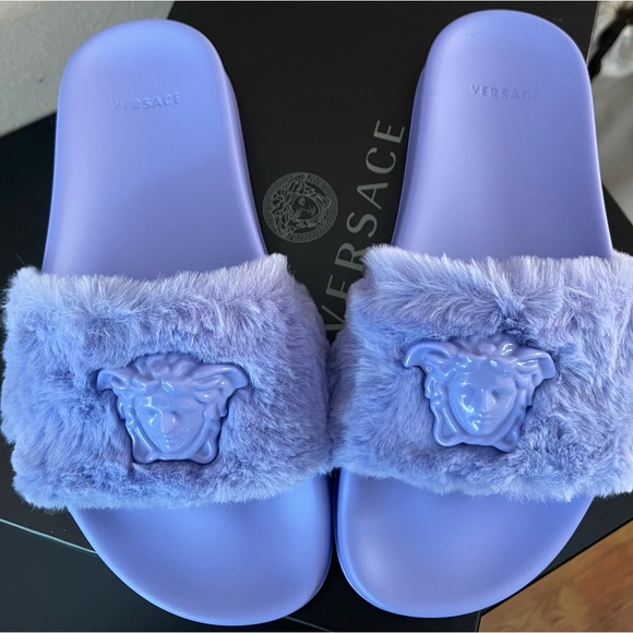 Versace Sherling Medusa Slides - Picture 3 of 6